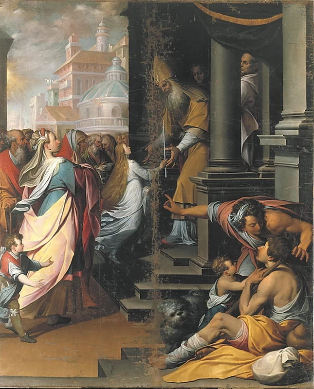 La Presentazione della Vergine al tempio - Brera, Milano